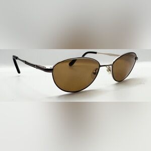 Silver Dollar Becca Bronze Oval Metal Sunglasses Frames Only
